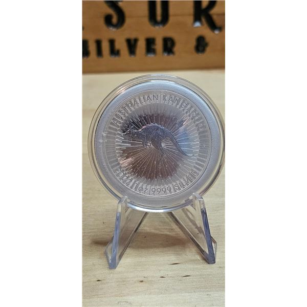 Lot 33-1) 1 oz Australian Kangaroo 2022 Silver