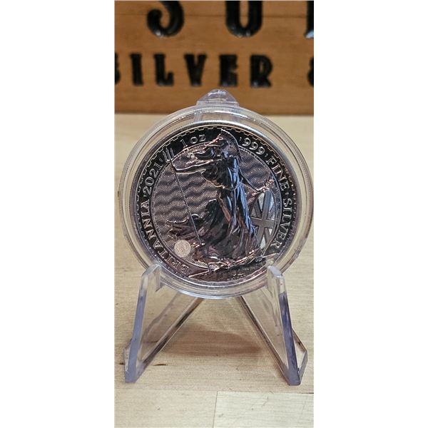 Lot 40-1) 1 oz Britannia 2021 Silver