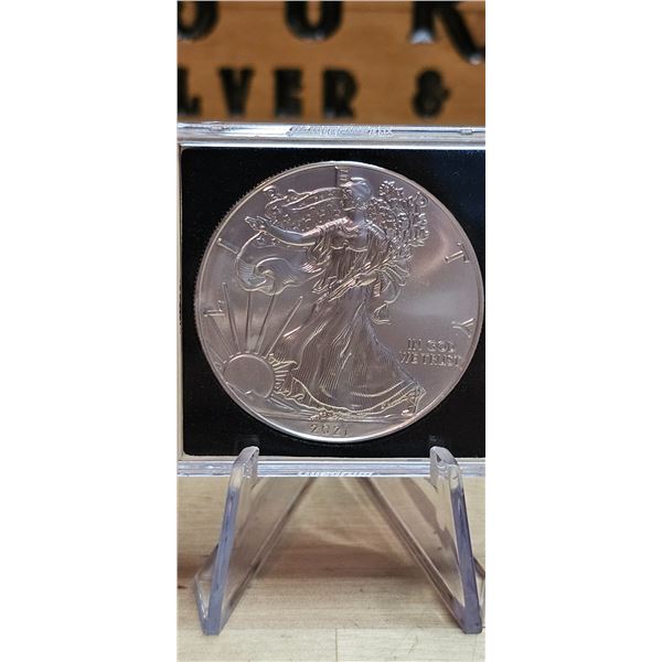 Lot 45-1) 1 oz Walking Liberty  USA 2021