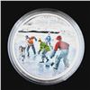 Image 2 : RCM 2014 $20 Fine Silver Coin - Pond Hockey 31.39g 99.99% Silver