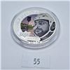 Image 1 : 2016-2017 Upper Deck Grandeur Dustin Byfuglien One Troy Ounce Coin 99.99% Silver 1 of 5000