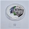 Image 1 : 2016-2017 Upper Deck Grandeur Patrice Bergeron One Troy Ounce Coin 99.99% Silver 1 of 5000