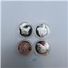 Image 2 : RCM 1997 Sterling Silver Fifty Cent Four Coin Set - Canada's Best Friends 37.2g 92.5% Silver Loose