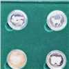 Image 2 : RCM 1999 Sterling Silver Fifty Cent Four Coin Set - Cats of Canada 37.2g 92.5% Silver Loose