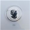 Image 3 : RCM 2014 $5 Silver Maple Leaf - Year of the Horse 1oz 99.99% Silver