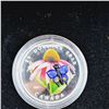 Image 2 : RCM 2013 $20 Fine Silver Coin - Purple Coneflower and Eastern Tailed Blue 31.39g 99.99% Silver