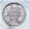 Image 3 : CCCS Graded G-4 1894 50 Cent Canadian Sterling Silver Coin