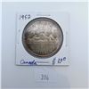 Image 1 : 1952 Canadian Silver Dollar 80% Silver