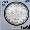 Image 4 : 1953 SF & NSF Canadian Silver Dollars 80% Silver