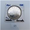Image 1 : 1966 Canadian Silver Dollar 80% Silver