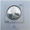 Image 2 : 1967 Canadian Silver Dollar 80% Silver