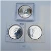Image 2 : Three Canadian Silver Dollars 23.3g 50% Silver Each