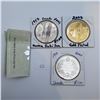Image 1 : Three Canadian Silver Proof Dollars 25.175g 92.5% Silver Each