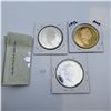 Image 2 : Three Canadian Silver Proof Dollars 25.175g 92.5% Silver Each