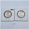 Image 2 : 1913, 1914 50 Cent Canadian Sterling Silver Coins