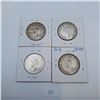 Image 2 : 1943, 1944 50 Cent Canadian 80% Silver Coins