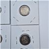 Image 5 : 1910, 1911, 1912 Canadian 10 Cent Sterling Silver Coins