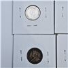 Image 5 : 1916, 1917, 1918, 1919 Canadian 10 Cent Sterling Silver Coins