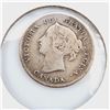 Image 3 : 1889 Canadian 5 Cent Sterling Silver Coin