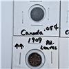 Image 2 : 1907, 1909, 1910 Canadian 5 Cent Sterling Silver Coins