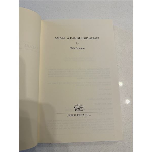 Safari: A Dangerous Affair, by: Walt Prothero