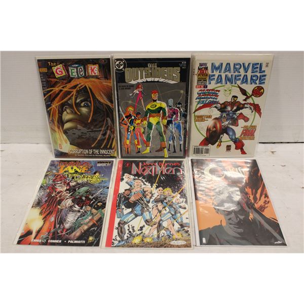 MARVEL, DC, INDY #1 COMIC LOT