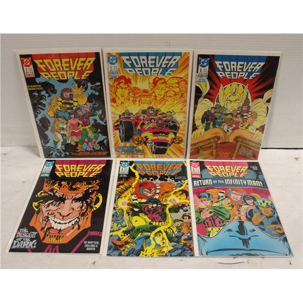DC FOREVER PEOPLE #1-6 COMIC SET