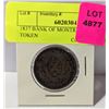 1837 BANK OF MONTREAL 1/2 PENNY TOKEN