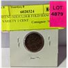 1953 NO SHOULDER FOLD HANGING 3 VARIETY 1 CENT