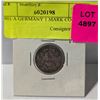 1907 A GERMANY 1/2 MARK COIN