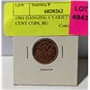 Image 1 : 1964 HANGING 4 VARIETY CANADA 1 CENT COIN, BU