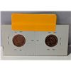 Image 2 : 2008 2 EARRINGS VARIETY CANADA BU 1 CENT COINS