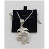 Image 1 : ESTATE 925 SILVER NECKLACE WITH LARGE DRAGON