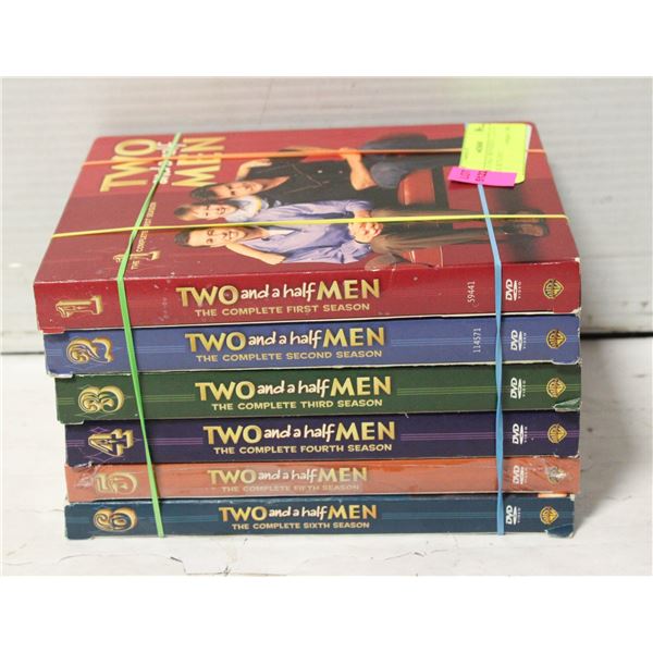 2 & A HALF MEN SERIES 1,2,3,4,5,6 BOX SETS DVD
