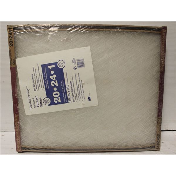 3 PACK 24" X 24" X 1" FURNACE FILTERS