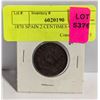 1870 SPAIN 2 CENTIMES COIN