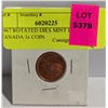 1967 ROTATED DIES MINT ERROR CANADA 1c COIN