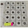 Image 1 : 21 WORLD COINS INCLUDING SILVER