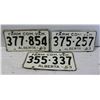 Image 1 : 1963 LICENSE PLATES  FARM COMMERCIAL VEHICLE