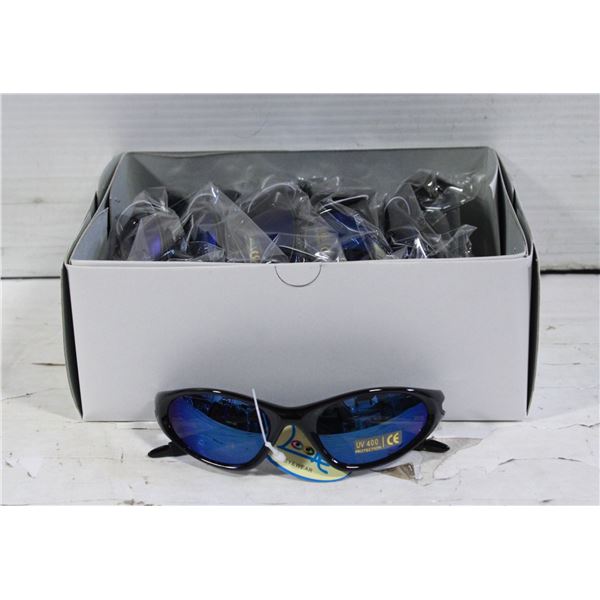 12 BRAND NEW PAIRS OF SPORTS SUNGLASSES TOGETHER