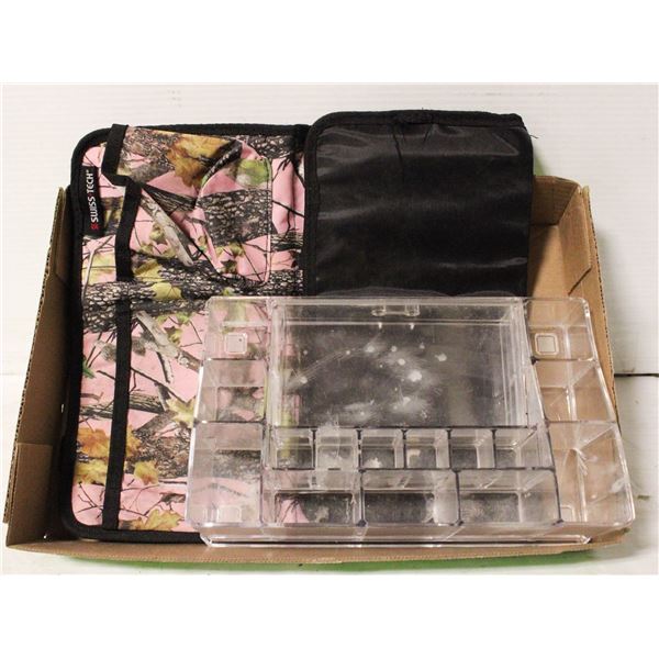 LADIES SWISS TECH MAKEUP ORGANIZER PLUS PLASTIC
