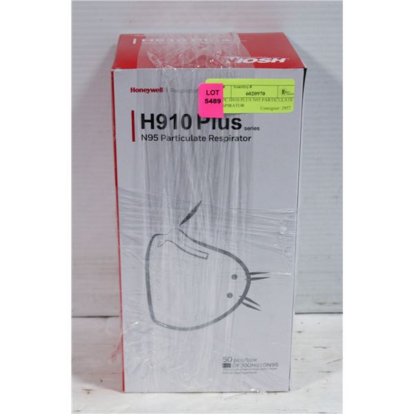 50 PC H910 PLUS N95 PARTICULATE RESPIRATOR
