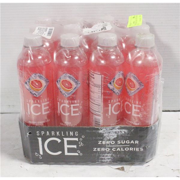NEW 12 PACK SPARKLING ICE PINK GRAPEFRUIT