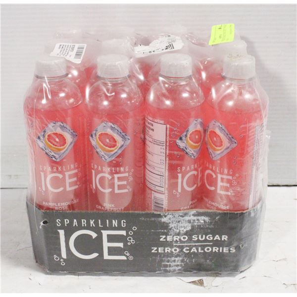 NEW 12 PACK SPARKLING ICE PINK GRAPEFRUIT