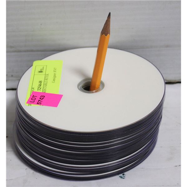 35 BLANK PRINTABLE RITEK DVD+DL