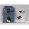 Image 1 : NEW MEN'S SHIRTS 1DENIM 1WHITESIZE 2XL