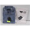 Image 1 : NEW MEN'S SHIRTS 1DENIM 1WHITESIZE 2XL
