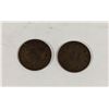 Image 1 : 1933 & 1935 OLD CANADA SMALL 1 CENT COINS