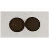 Image 2 : 1933 & 1935 OLD CANADA SMALL 1 CENT COINS