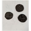 Image 1 : x3 ANTIQUE 1835-1910 DHUTAN 1/2 RUPEE COINS